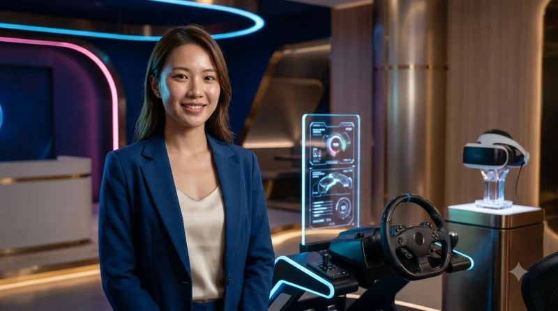 Các trò chơi casino phổ biến như roulette, blackjack và baccarat với ánh sáng neon
